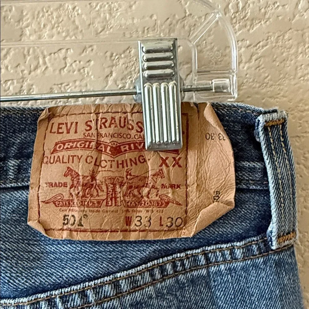Levi's Men's 501 Original Fit Jeans Straight Leg Button Fly 100% Cotton